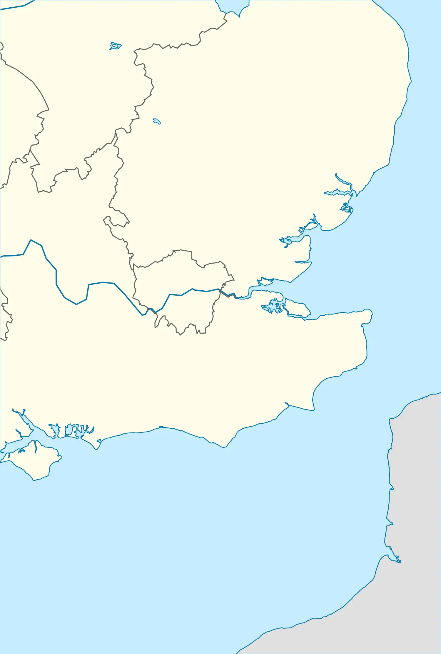 2019–20 Isthmian League is located in Southeast England