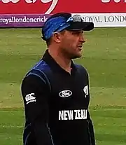 Brendon McCullum playing in the third ODI between England and New Zealand in 2015.