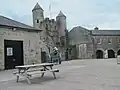 The courtyard of the Castle