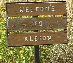 Welcome sign