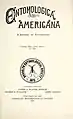 Entomologica Americana (1961 cover)