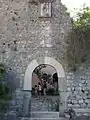 Entrance to Mali Ston City Walls in Croatia