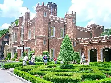 Miniature replica of Hampton Court Palace in Greater London