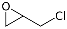 Epichlorohydrin skeletal structure