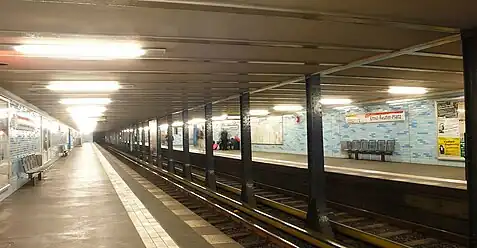 The similar station Ernst-Reuter-Platz in Berlin