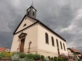 The church in Ernolsheim