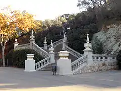 Stairs of the Jean C.N. Forestier promenade.