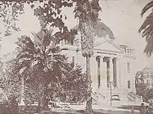 Former Parque Forestal location of the school, circa 1934. Now the location of the Santiago Museum of Contemporary Art.