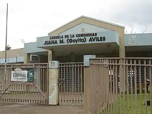 Juana M. (Goyita) Avilés, a school in Franquez