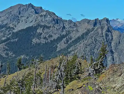 Esmeralda Peaks, with Hawkins upper left