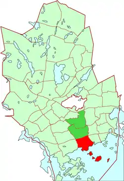 Location of Matinkylä within Espoo