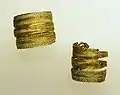 Etruria, goldsmiths of the orientalizing period, 7th century BC, spiral braid holder 01