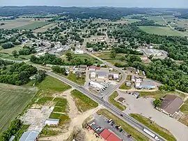 U.S. Route 53 in foreground