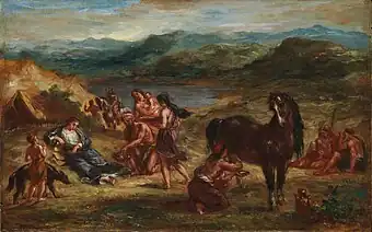 Ovid among the Scythians, 1862, version in Metropolitan Museum of Art