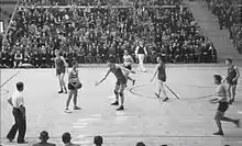 Lithuania–Hungary game during EuroBasket 1939