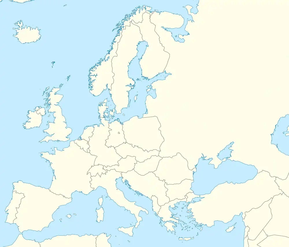 1956–57 European Cup is located in Europe