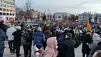 Demonstration in Vilnius