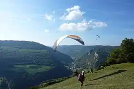 Hang gliding