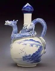 Hirado ware ewer, Japan, late 19th century