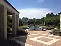 Ewing and Muriel Kauffman Memorial Garden (west view from center court)