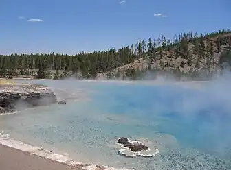 Excelsior Geyser crater