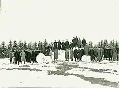 Winter exercise in 1914