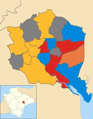 2008 results map