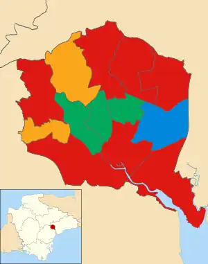 2023 results map