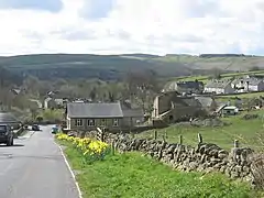 Eyam featuring the museum