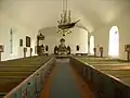 View of the interior towards the altar