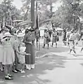 The Empress (holding camera)  at the Nam Giao Ceremony 1942