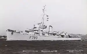 French Frigate Sakalave (F720)