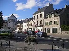 A view in the centre of the village