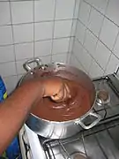 Home-made chocolate