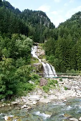 Waterfall near Faido village