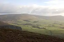 Fair Snape Fell (left) and Parlick (right) viewed from the west