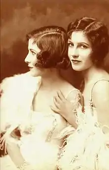 The Fairbanks twins, Madeline and Marion Fairbanks