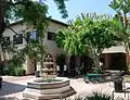 The courtyard inside the school.