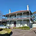 Fairview, Victorian Filigree villa in Dulwich Hill, New South Wales.  Completed 1882.