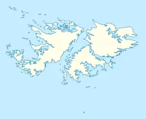 Sandy Bay Island is located in Falkland Islands