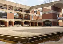 Falmer House Including Moat Within Courtyard