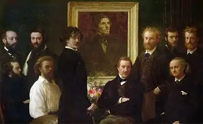 Henri Fantin-Latour: Hommage à Delacroix, 1864