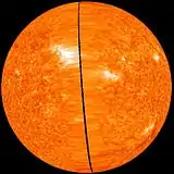 Nearly the entire far side of the Sun  February 2, 2011