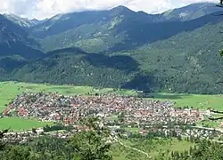 Farchant seen from Estergebirge