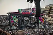 The band playing on July 3, 2015