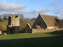 Chapel of St Leonard, perimeter wall and gateway, Farleigh Hungerford Castle