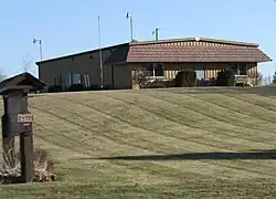 Town hall along WIS 28