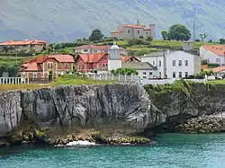 The Llanes Port's lighthouse in Asturias.