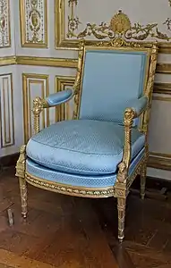 Armchair by Jacob in the Château de Versailles (1781)