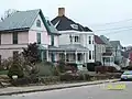 Federal Hill Historic District houses, Lynchburg VA, December 2008